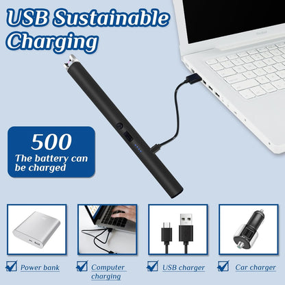 Flameless Electric Lighter - USB Rechargable (Pack of 2)