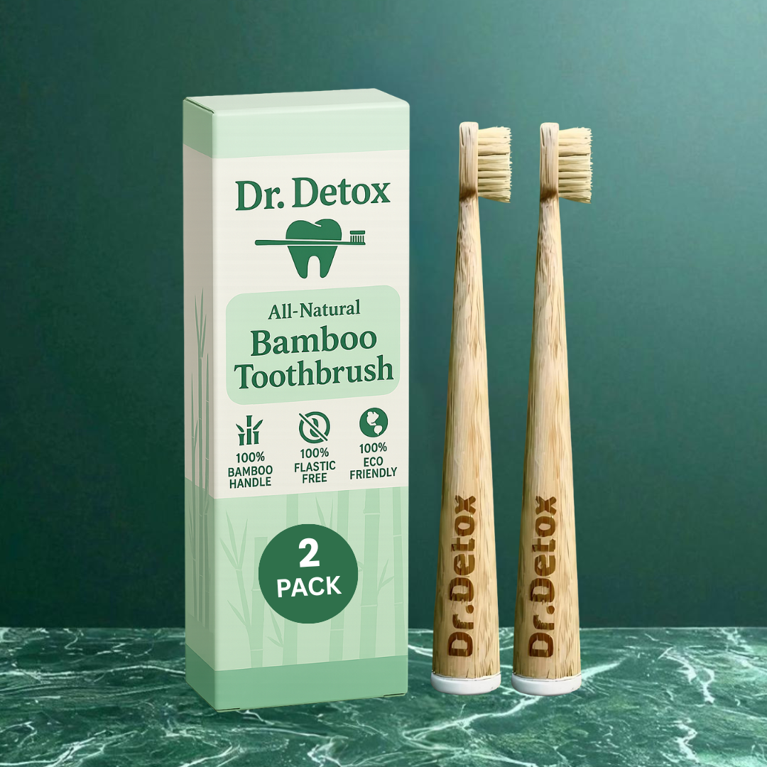 Dr.Detox Boar Bristle Bamboo Toothbrush